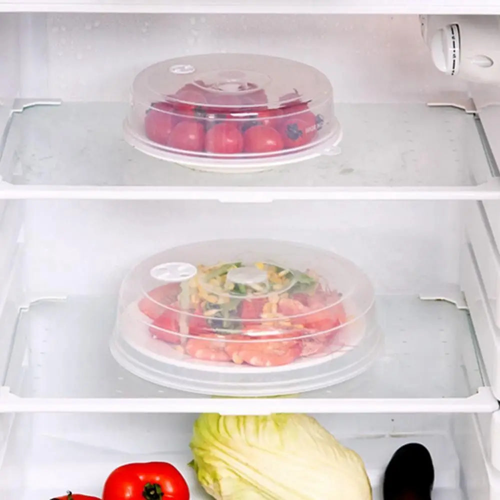Transparent Stackable Anti-Splatter Food Cover Lid with Steam Vents Food Cover Lid Babs