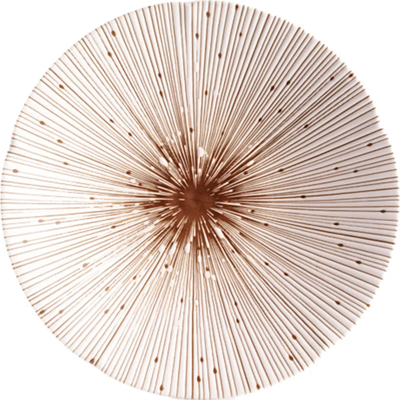 Modern Japanese Ceramic Round Plate – Decorative Storage Tray Ceramic Decorative Plate Babs