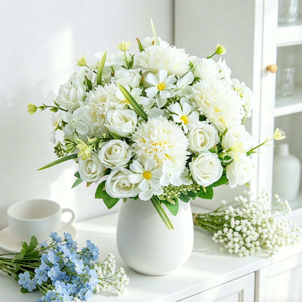Artificial Silk Rose Bouquet – Wedding, Party & Home Décor Artificial Flower Bouquet Babs