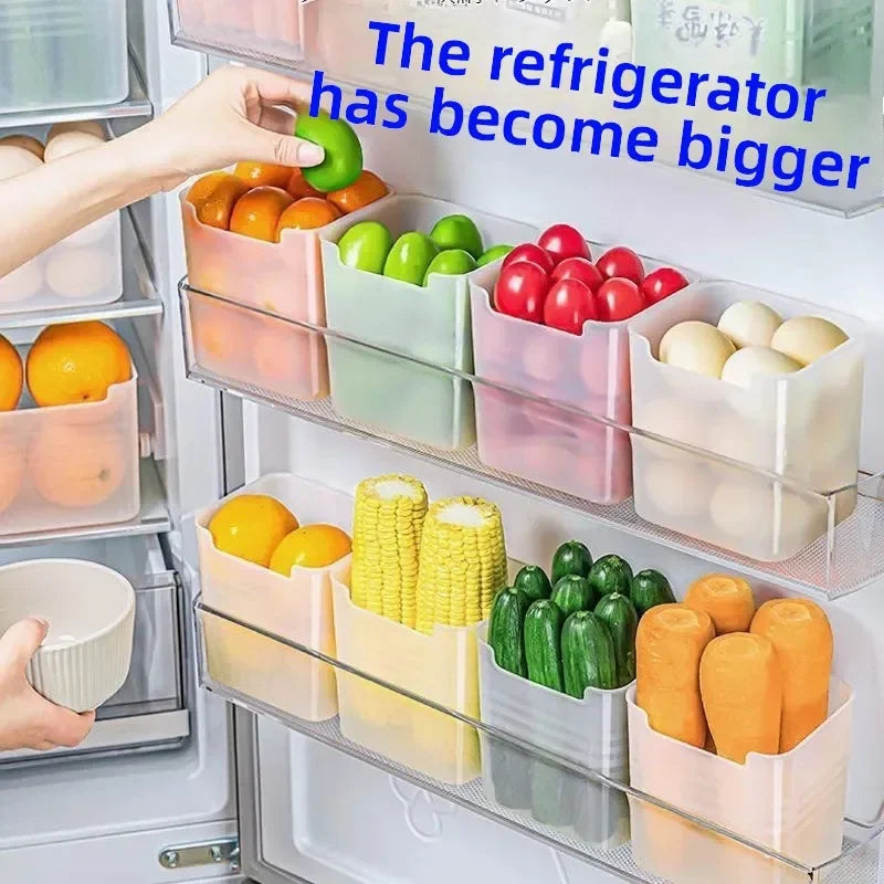2-Pack Food Grade Fridge Door Organizer & Storage Bins Fridge Storage Organizer Babs