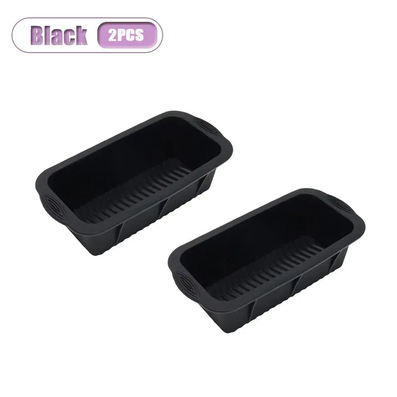 Large Silicone Ice Block Mold – Ice Bath Tray & Big Cube Maker Silicone Ice Mold Babs Black-2PCS