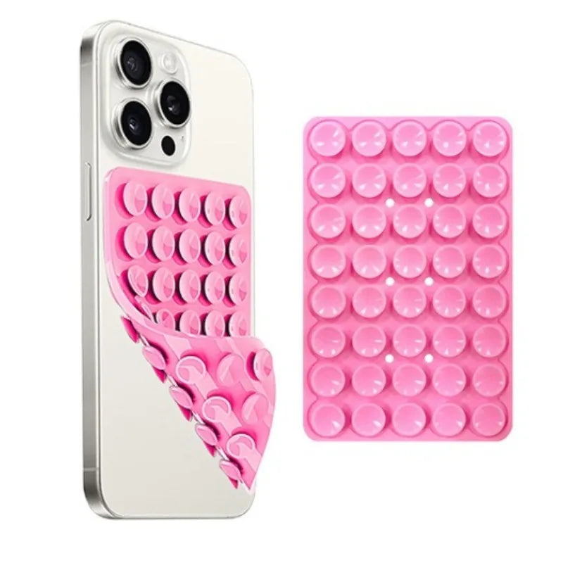 Silicone Suction Cup Phone Wall Holder – Multi-Use, Non-Slip Phone Wall Mount Babs
