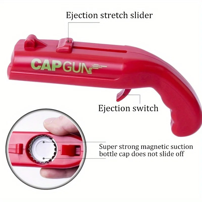 Funny Cap Gun Bottle Opener – Bar, Party & Gift Novelty Bottle Opener Babs