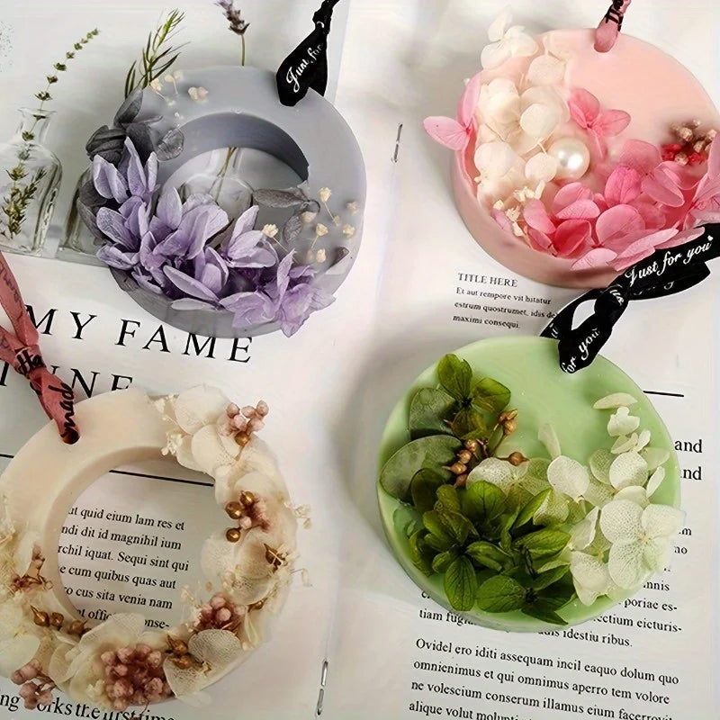 Flower Gypsum Diffuser Stone Silicone Mold – 6-Hole Wedding Gift Silicone Craft Mold Babs