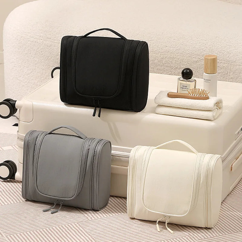 Waterproof Double Zipper Toiletry Bag – Large Travel Organizer Travel Toiletry Bag Babs