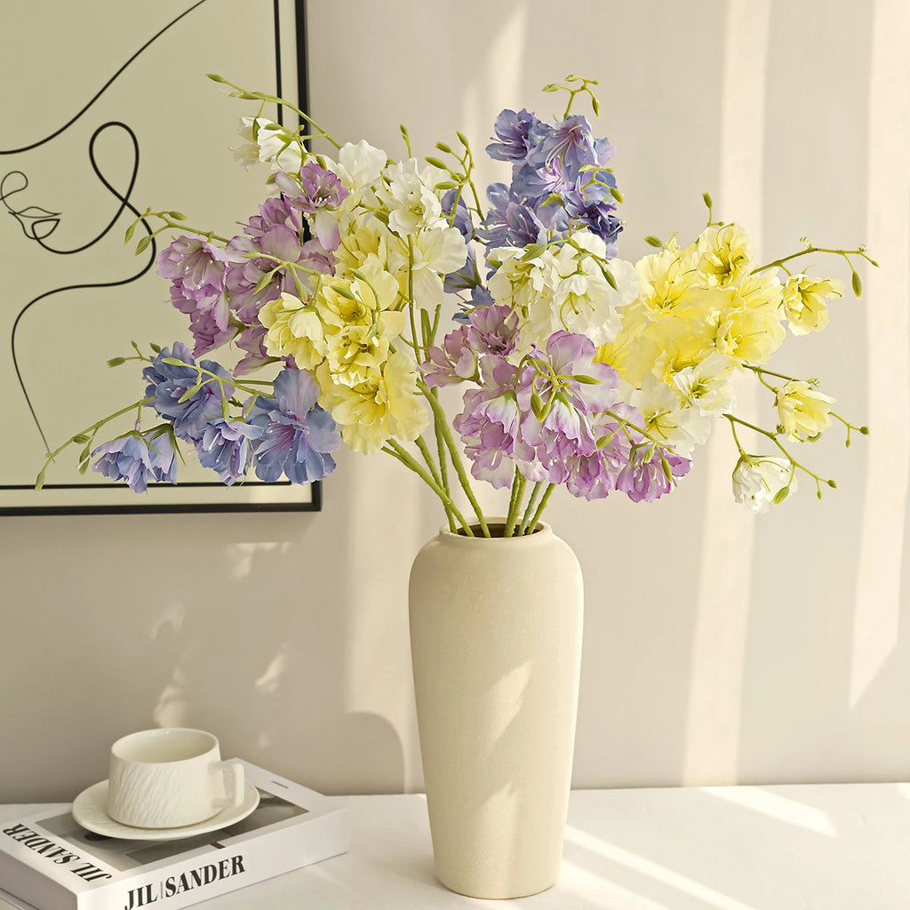 Artificial Crabapple Silk Flower Bouquet – Wedding & Home Décor Artificial Flower Bouquet Babs