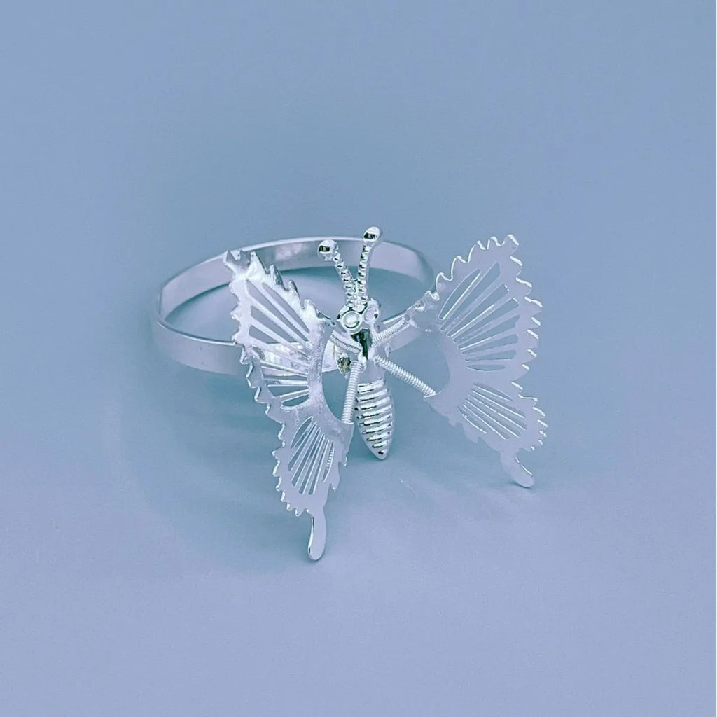 Spring Butterfly Napkin Rings Set | Wedding & Party Table Decor Napkin Rings Set Babs