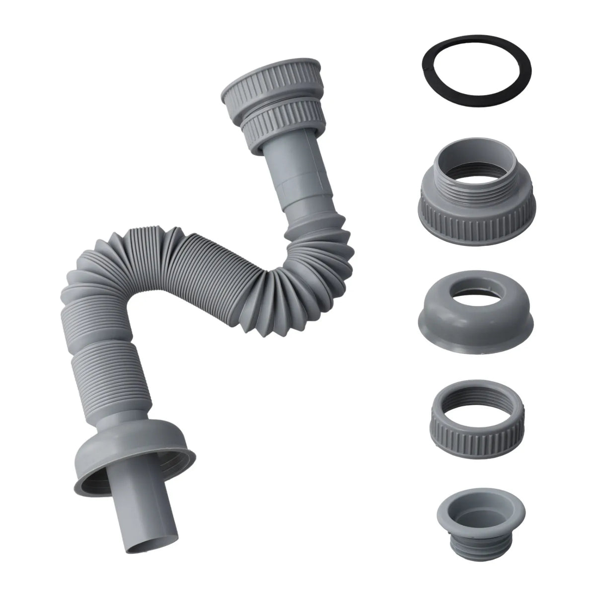 Kitchen Sink Drain Pipe – Fits 32/45/56mm | ABS Expandable Sink Drain Pipe Babs A