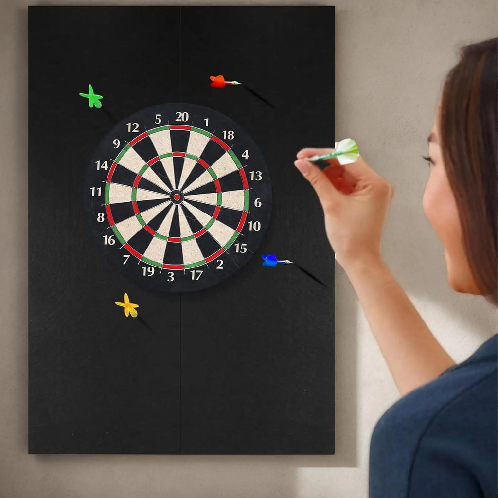 Felt Dartboard Wall Protector – Self-Adhesive, Standard Size Dartboard Wall Protector Babs