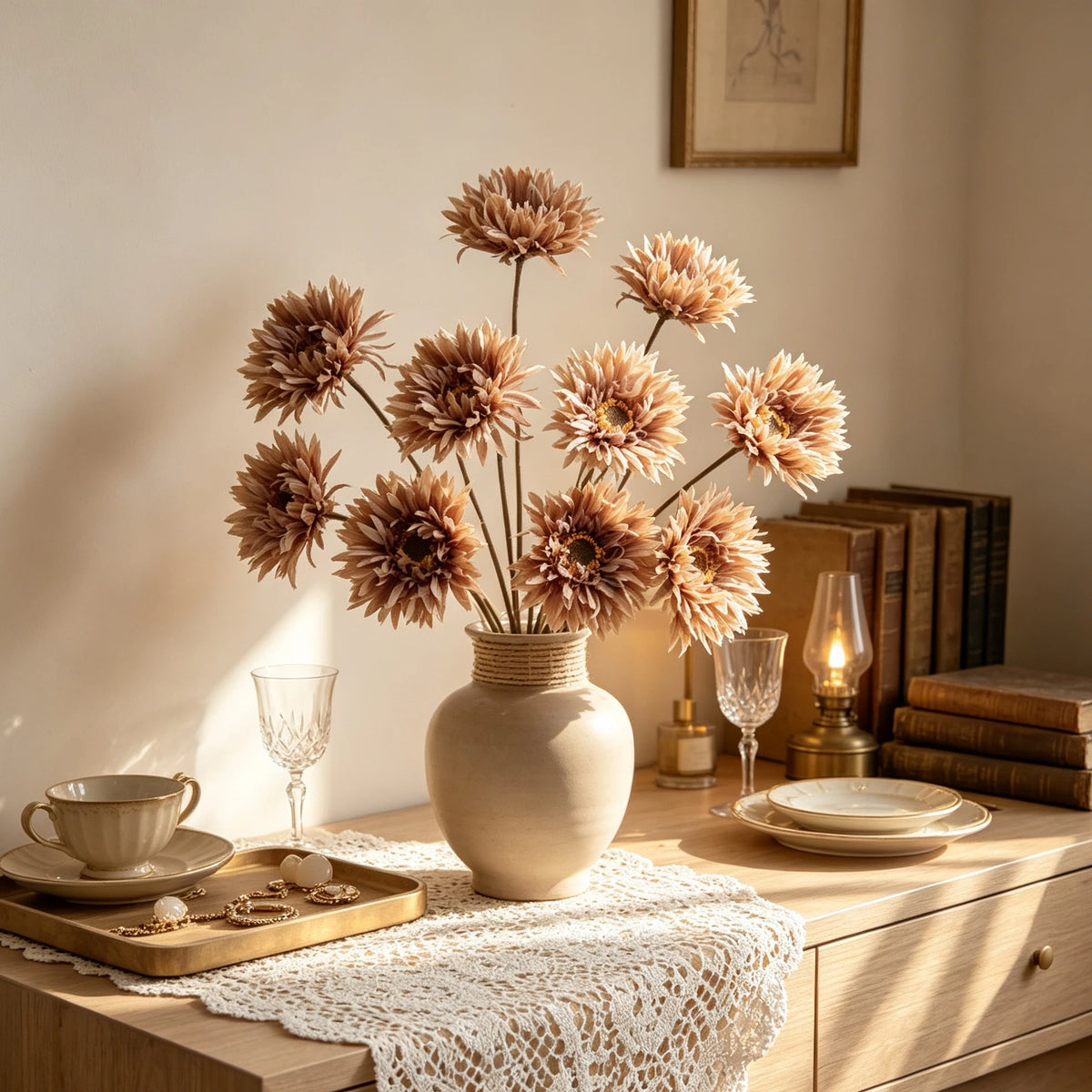 Artificial Silk Gerbera Flowers Bridal Bouquet 5/10 Pcs Artificial Silk Flowers Babs