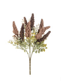 Silk Artificial Rose Bouquet – Wedding & Home Décor Flowers Artificial Flower Bouquet Babs Brown 1PC