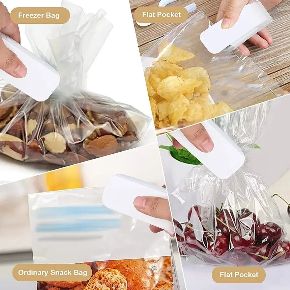 Mini Handheld Heat Sealer – Portable Battery-Powered Bag Sealer Handheld Bag Sealer Babs