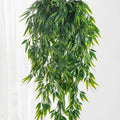 Artificial Willow Leaf Vine for Wedding, Home & Garden Decor Artificial Vine Decor Babs green 3 pcs