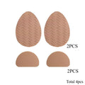 Anti-Slip Rubber Shoe Sole Pads – 4 Pcs | TPR Grip & Noise Reduction Shoe Sole Pads Babs Khaki