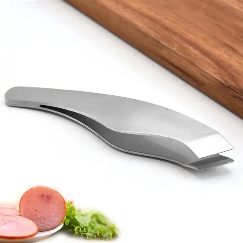 Stainless Steel Fish Bone Tweezers & Food Tongs – Angled Tip Fish Bone Tweezers Babs