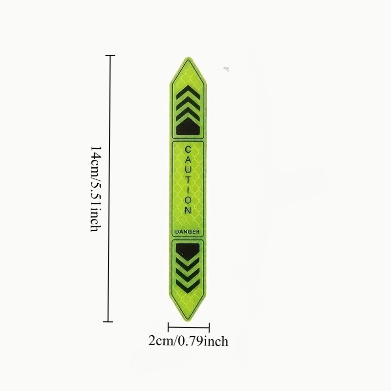 High-Reflective Arrow Door Stickers – Nighttime Safety Decals Reflective Safety Decals Babs