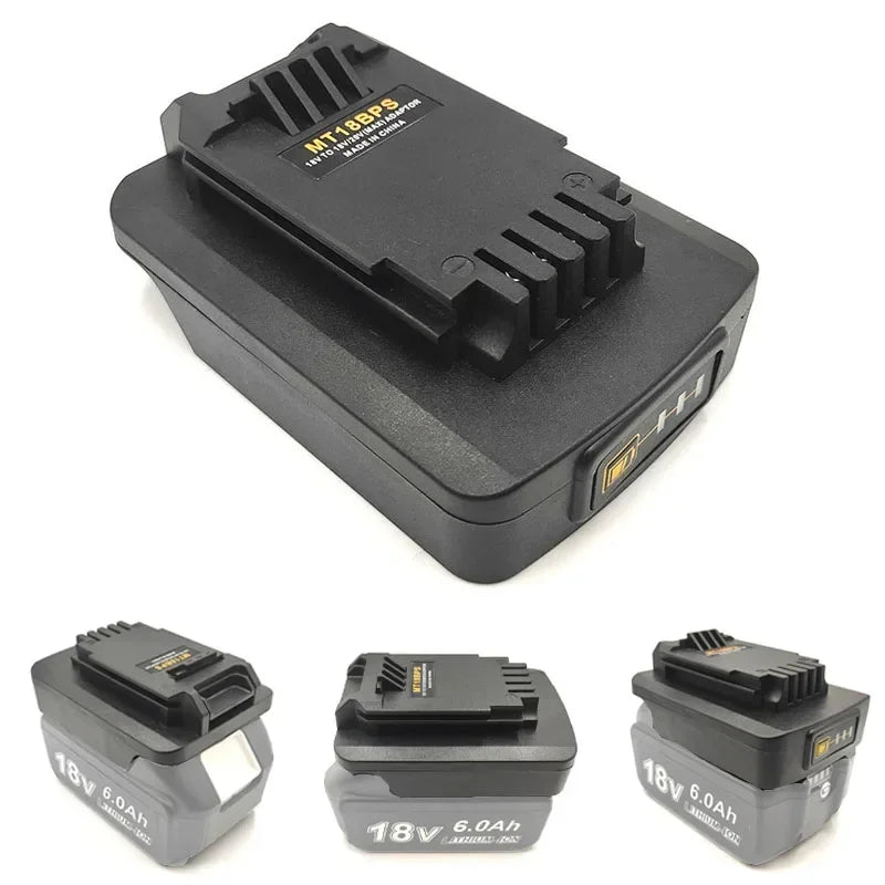 Makita 18V Battery Adapter MT18BPS – Black+Decker/Porter Cable/Stanley Battery Adapter Babs