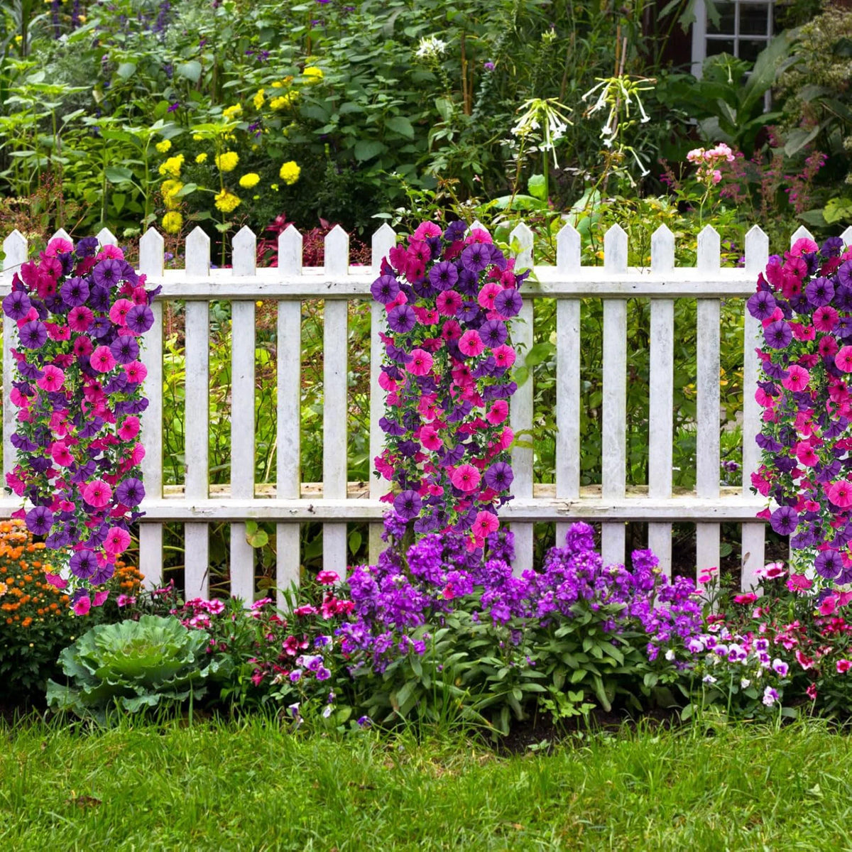 Artificial Morning Glory Vine Flowers – Wedding & Home Decor Artificial Flower Vine Babs