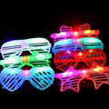 LED Blinking Cartoon Glow Glasses – 20pcs Party Pack LED Party Glasses Babs mix all