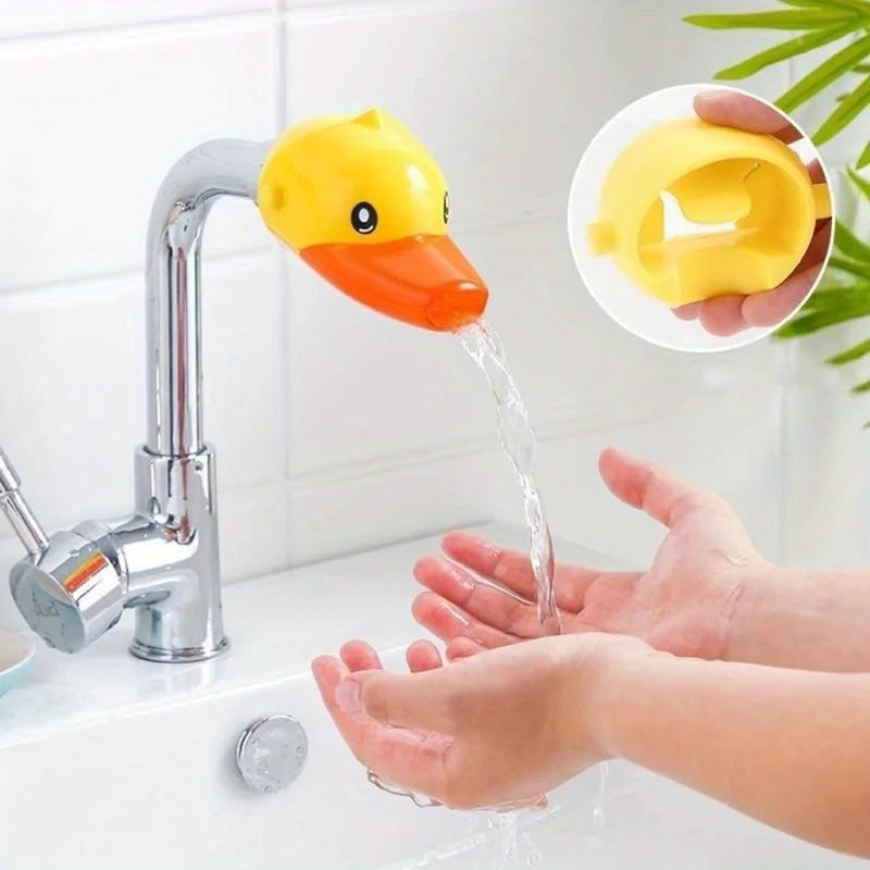 Kids' Silicone Faucet Extender – Cartoon Splash-Proof Design Faucet Extender Babs