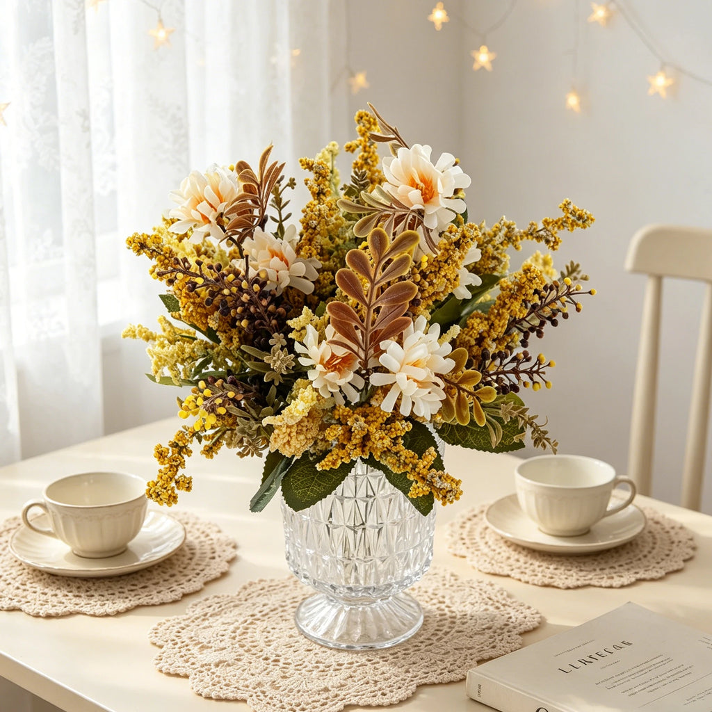 Artificial Silk Chrysanthemum Flower String – Home & Party Decor Artificial Flower String Babs