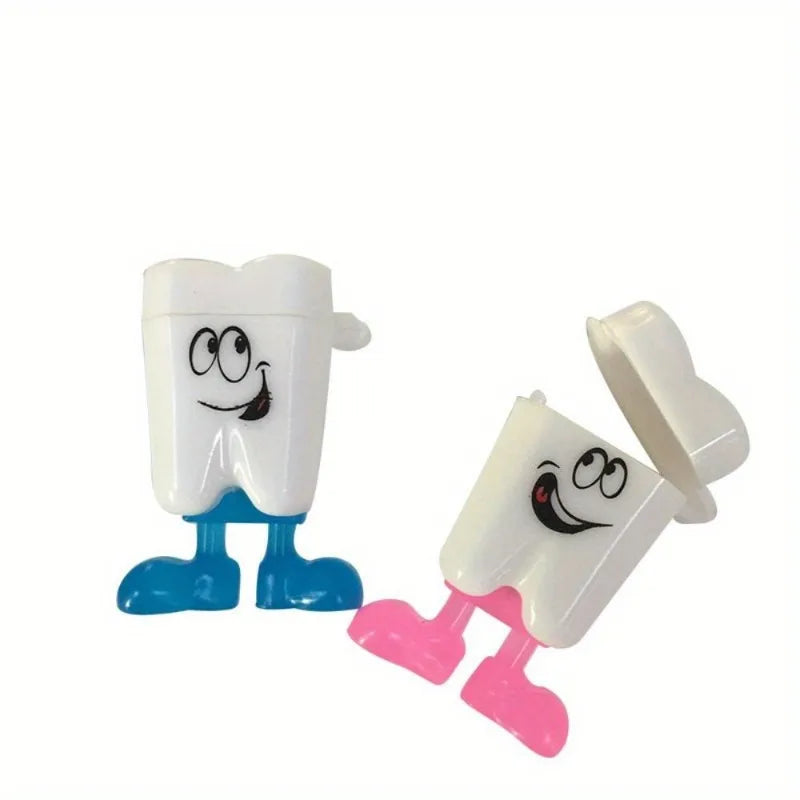 10-Pack Baby Tooth Keepsake Box | Cartoon Kids Teeth Organizer Tooth Keepsake Box Babs