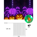 RGB Smart Curtain LED Lights – Bluetooth App, USB, DIY Colors LED Curtain String Lights Babs USB-2.4x2.4m 256LEDs USB