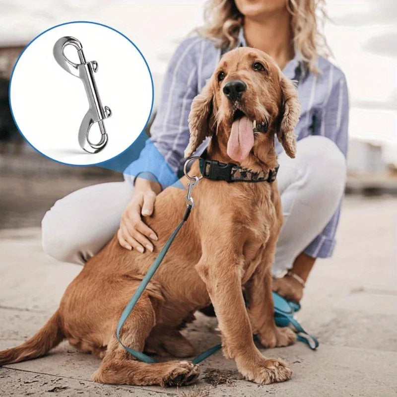 2pcs Double Ended Snap Hooks – Zinc Alloy Trigger Clips Metal Snap Hooks Babs