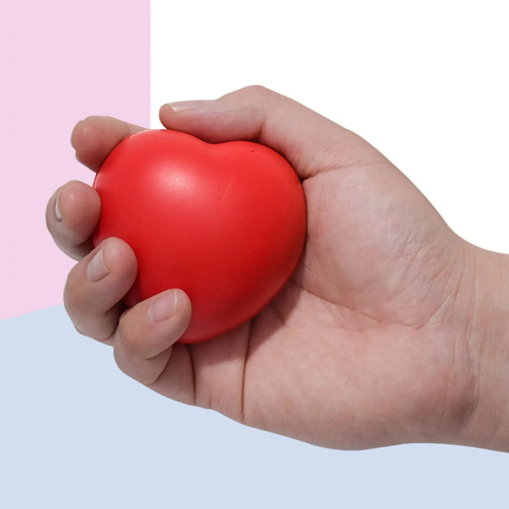 Heart-Shaped Hand Grip Exerciser Ball – Finger Strength Trainer Hand Grip Exerciser Babs