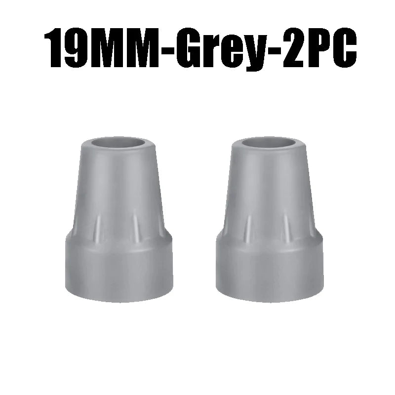 Rubber Cane Tips Anti-Slip Caps for Walking Sticks & Crutches Cane Tip Caps Babs 19MM-Gray-2PCS