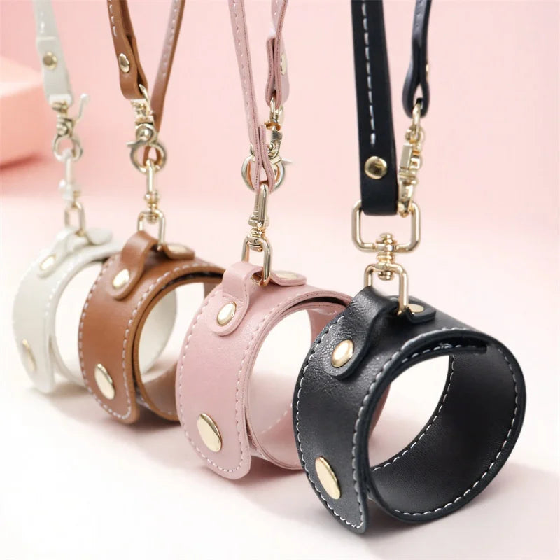 PU Leather Scarf Buckle Clip – Bag Hanger for Scarves & Hats Scarf Buckle Clip Babs