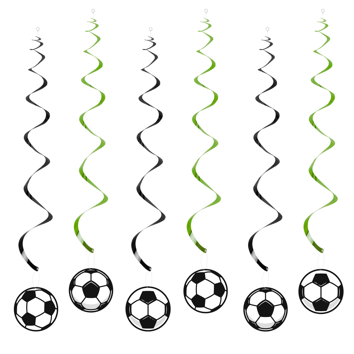 Boy's 8th Birthday Soccer Foil Balloons Party Set