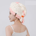 Quick-Dry Microfiber Hair Towel Cap – Oversized & Absorbent Hair Towel Cap Babs Beige