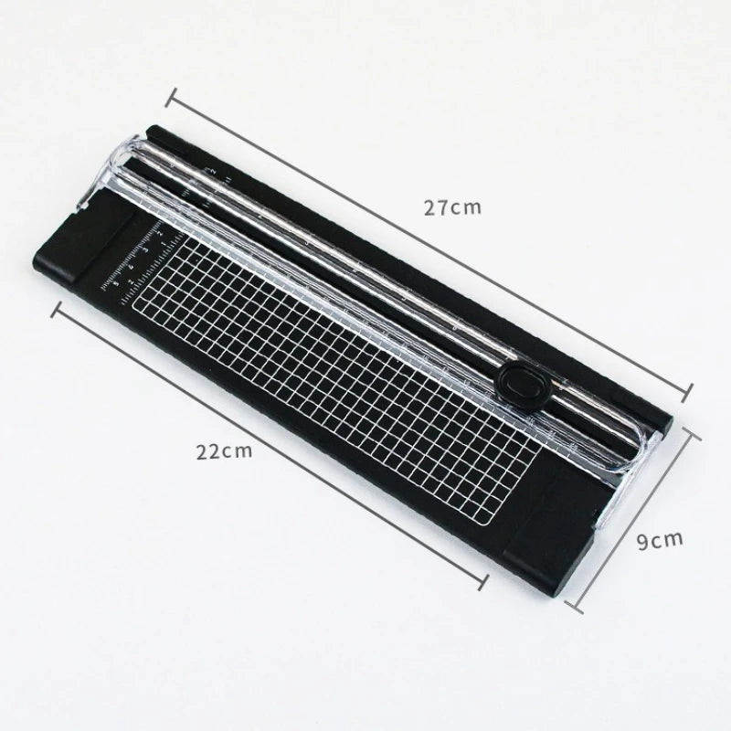 A4 Mini Paper Cutter Trimmer – Portable Scrapbook & Card Slicer Paper Cutter Trimmer Babs Black