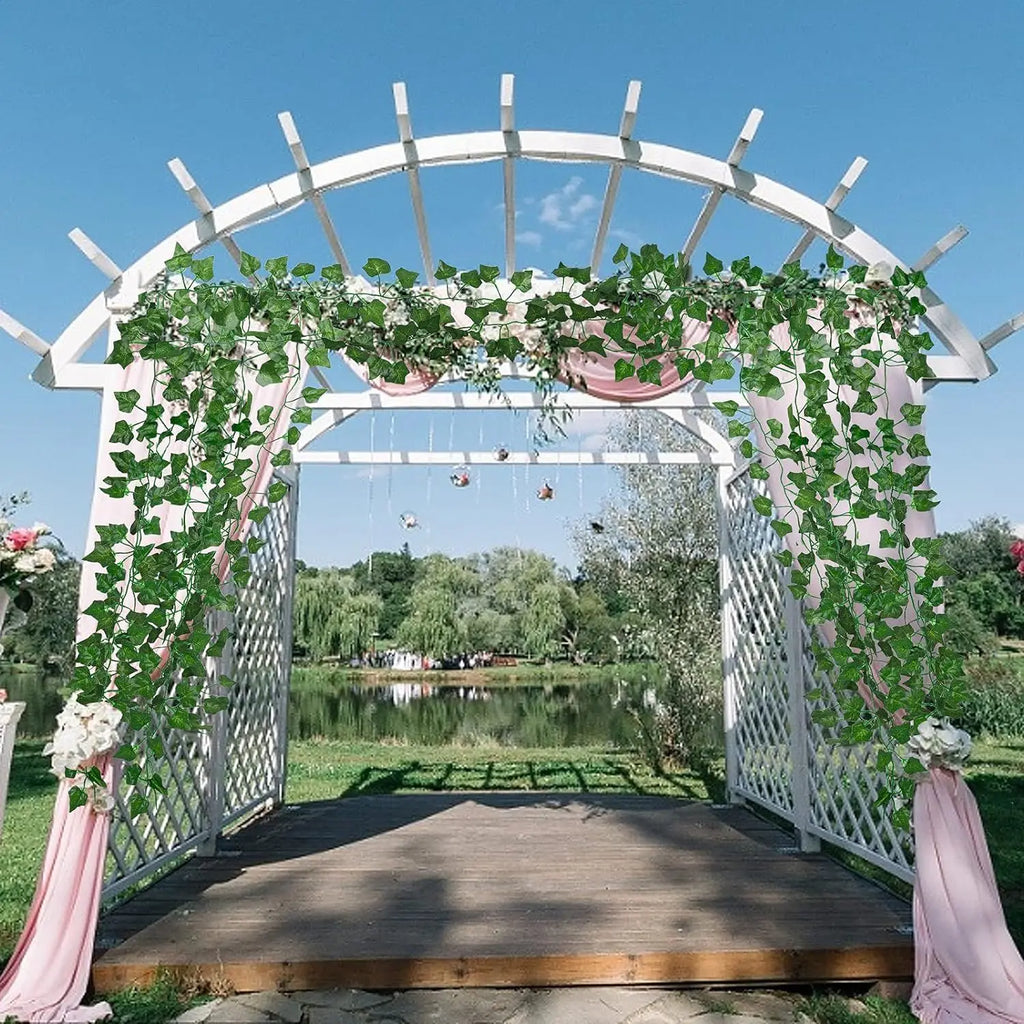 Artificial Silk Leaf Vine for Weddings, Walls & Garden Décor Artificial Leaf Vine Babs