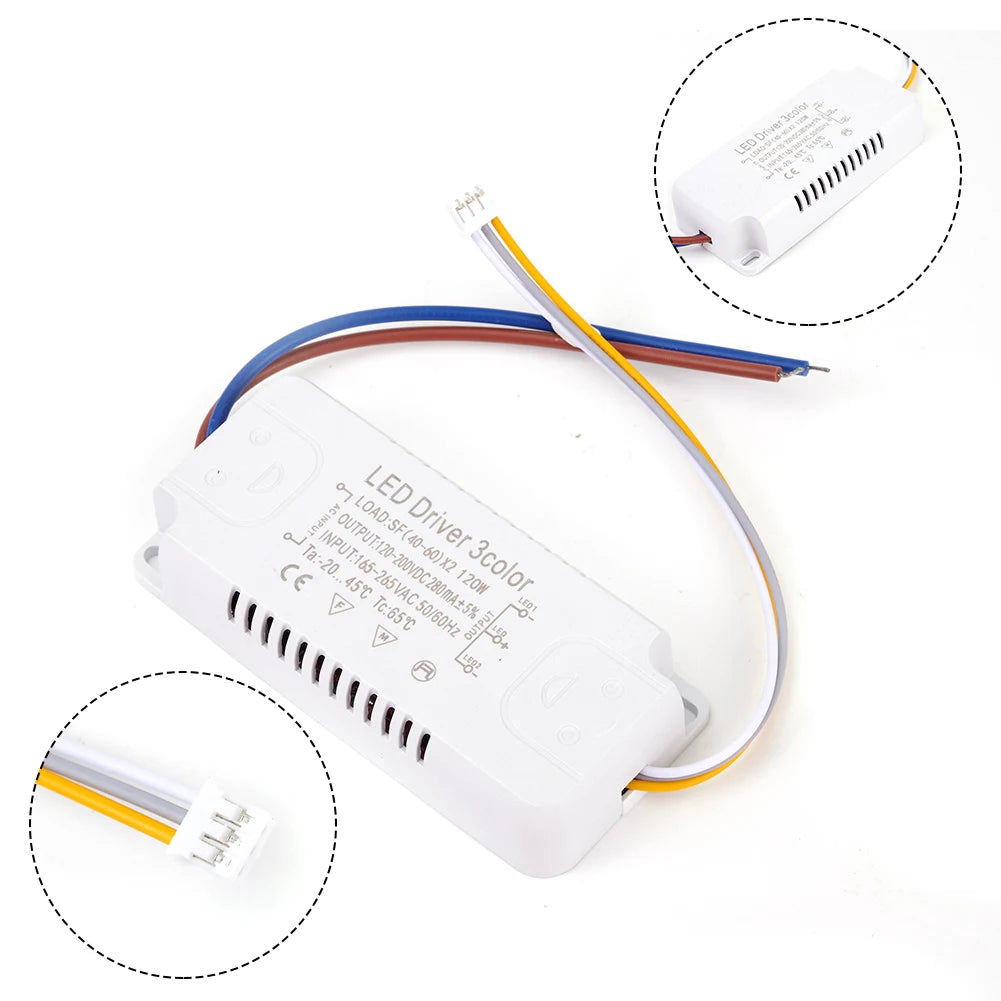 LED Driver 3-Color 8–70W Non-Isolating Transformer | LED Lighting LED Driver Transformer Babs 40-60W