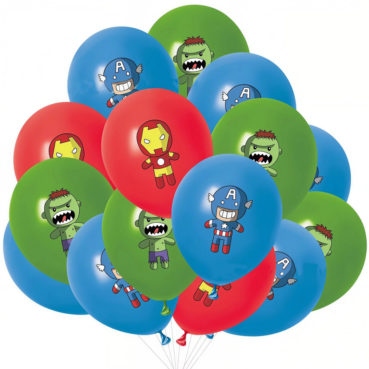 Spidey Giant Superhero Foil Balloons – Birthday Party Décor Foil Party Balloons Babs 18pcs