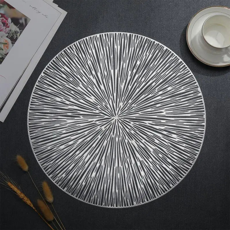PVC Hollow Insulation Placemats | Heat Resistant Table Mats Dining Table Placemat Babs