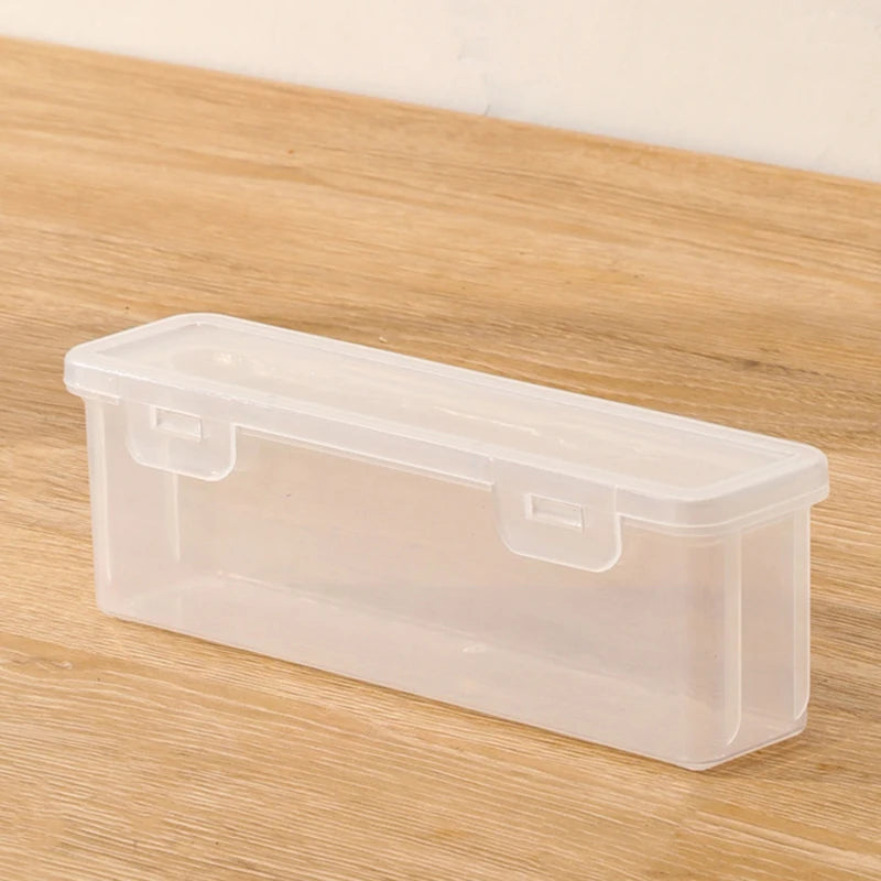 Clear Stackable Pencil Box – Large Capacity Plastic Organizer Pencil Storage Box Babs M