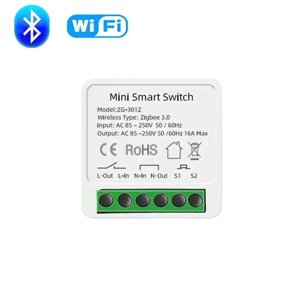 16A Tuya Zigbee 3.0 Mini Smart Switch – Alexa & Google Home Smart Home Switch Babs WIFI