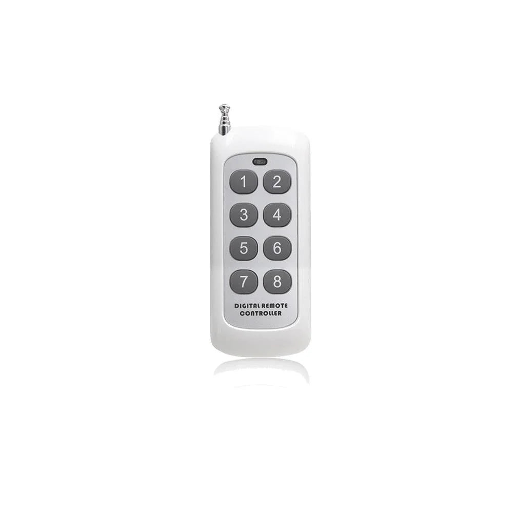 433MHz RF Remote Control 1527 Learning Code – 2/4/8 Button RF Remote Transmitter Babs 8 button number