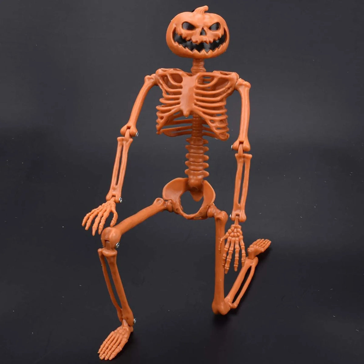 Halloween Poseable Full-Size Skeleton Prop – Haunted House Decor Halloween Skeleton Prop Babs