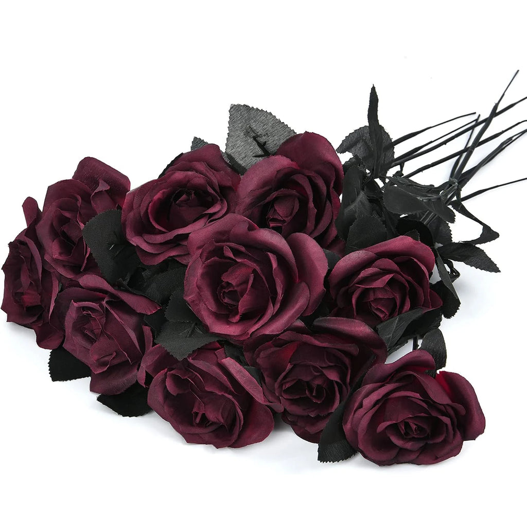 Silk Rose Artificial Flowers Bouquet 5/10 Pcs – Home Decor Artificial Flower Bouquet Babs