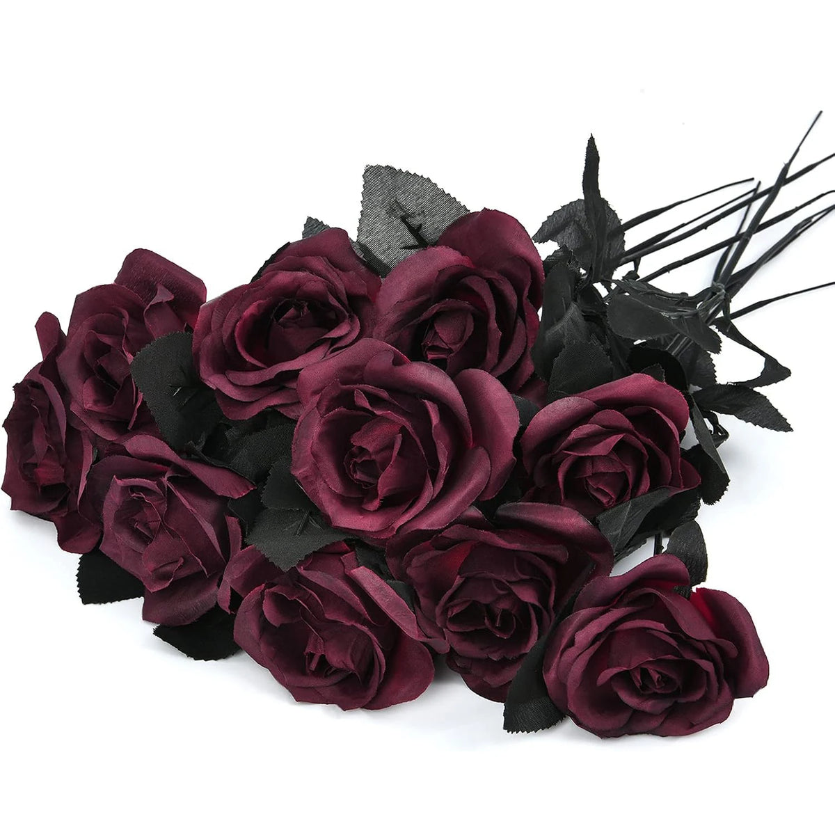Silk Rose Artificial Flowers Bouquet 5/10 Pcs – Home Decor Artificial Flower Bouquet Babs
