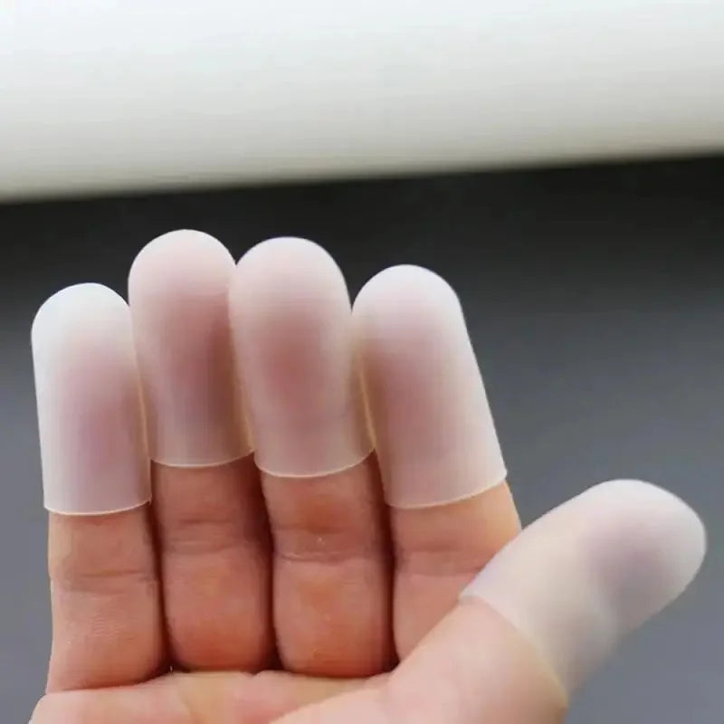 Silicone Finger Protector Sleeves – Heat & Cut Resistant Finger Protector Sleeves Babs 5pcs