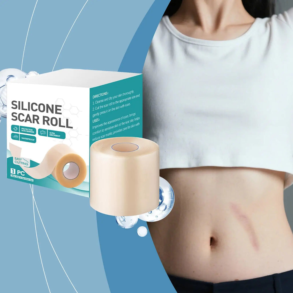 Silicone Scar Patch Hydrocolloid Roll – Self-Adhesive Wound Care Scar & Wound Patch Babs