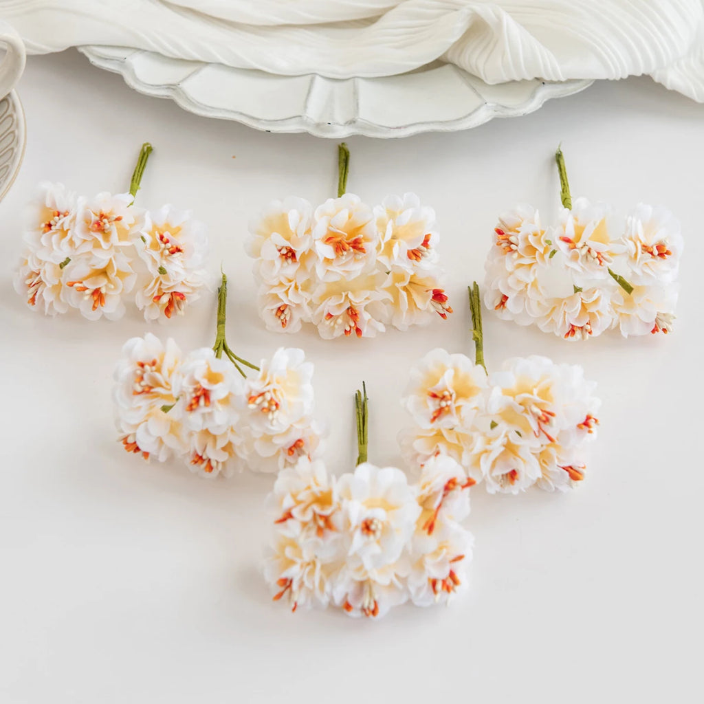 Silk Artificial Mini Flower Bouquet – Wedding & Home Décor Artificial Flower Bouquet Babs