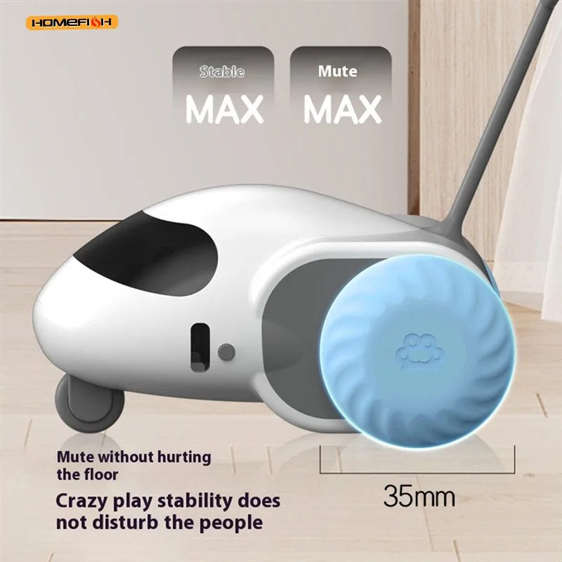 Smart Interactive Cat Toy Car – Auto-Running & Obstacle Detection Interactive Cat Toy Babs