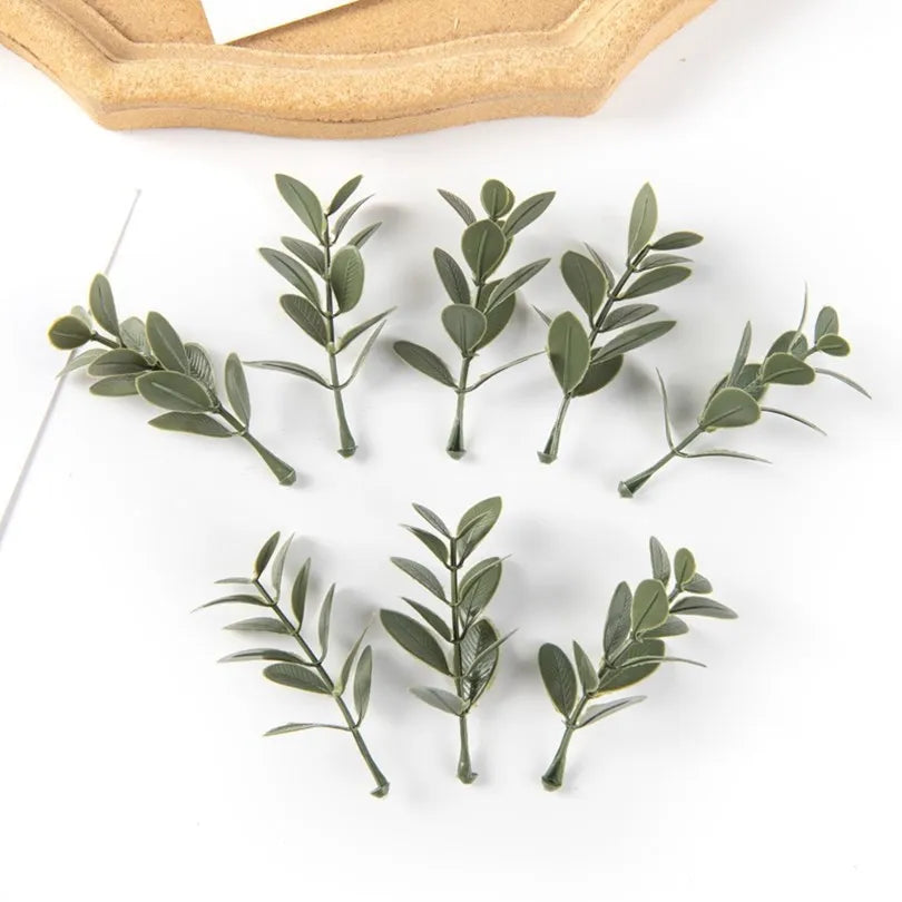 100/200Pcs Artificial Leaves UV Protection – Wedding Party Decor Artificial Decorative Leaves Babs