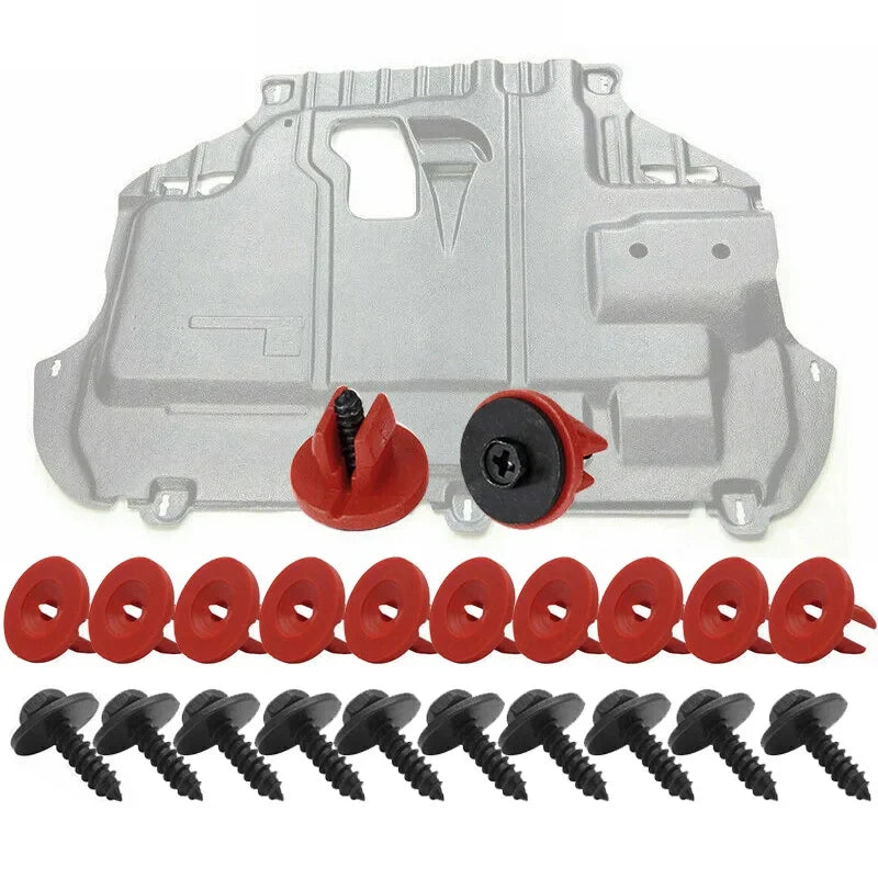 20PCS Engine Undertray Cover Clips for Ford & Volvo Models Engine Undertray Clips Babs
